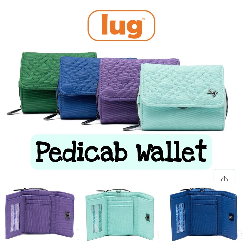 Lug Pedicab Matte Luxe VL RFID Wallet NWT